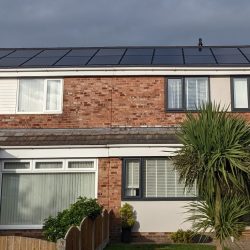 Canadian Solar Panels with GSE In Roof on Slate