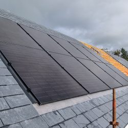 TIGER NEO PANELS WITH GSE IN ROOF ON SLATE
